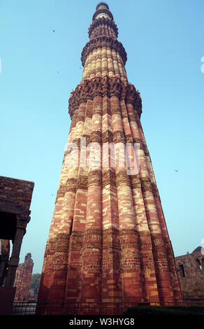 Qutb Minar-Komplex, Delhi, Indien Stockfoto