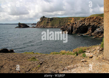 Atlantik Küste in der Bretagne (Frankreich) Stockfoto