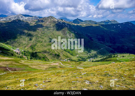 Bramberg am Wildkogel, Österreich. 16. Juli, 2019. BRAMBERG AM WILDKOGEL, 16-07-2019, Ajax in Österreich. Vor der Saison 2019-2020. Mountain detail. Credit: Pro Schüsse/Alamy leben Nachrichten Stockfoto
