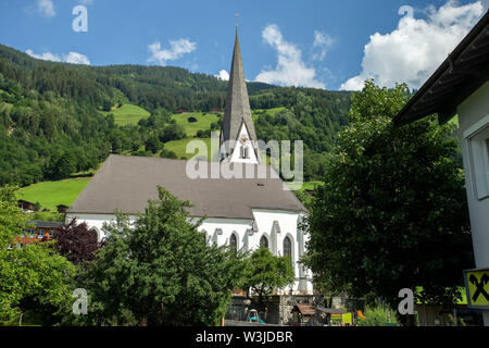Bramberg am Wildkogel, Österreich. 16. Juli, 2019. BRAMBERG AM WILDKOGEL, 16-07-2019, Ajax in Österreich. Vor der Saison 2019-2020. Mountain detail. Credit: Pro Schüsse/Alamy leben Nachrichten Stockfoto