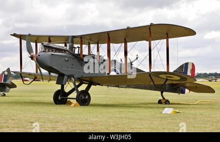 Airco DH.9/de Havilland DH.9 Die weltweit erste strategische Bomber durch die historische Flugzeuge Sammlung wiederhergestellt Stockfoto