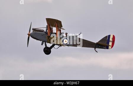 Airco DH.9/de Havilland DH.9 Die weltweit erste strategische Bomber durch die historische Flugzeuge Sammlung wiederhergestellt Stockfoto