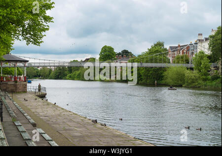 Queens Park Bridge Chester England UK. Mai 2019 Stockfoto