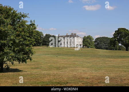 Beckenham Place Park, South London, UK. Die neu angelegten Grundstück im Jahr 2019 eröffnete austauschen, ein Golfplatz und der Park wieder auf das ursprüngliche Stil. Stockfoto