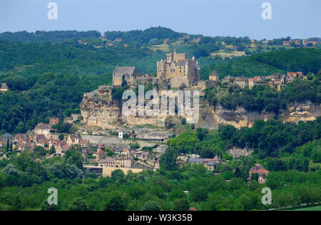 Chateau de Beynac, Dordogne, Frankreich Stockfoto