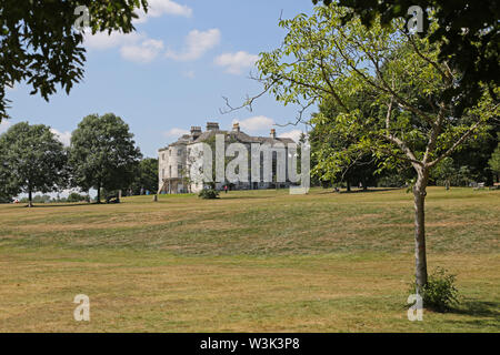 Beckenham Place Park, South London, UK. Die neu angelegten Grundstück im Jahr 2019 eröffnete austauschen, ein Golfplatz und der Park wieder auf das ursprüngliche Stil. Stockfoto