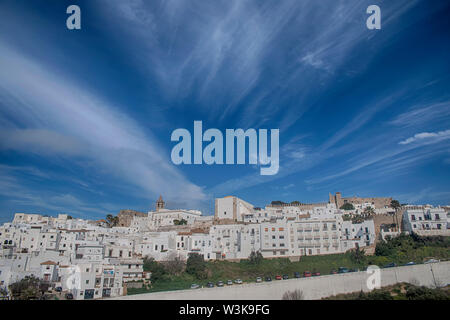 Die Weißen Dörfer von Andalusien, Vejer de la Frontera in der Provinz Cadiz Stockfoto