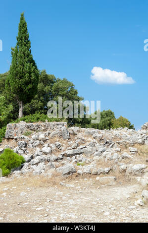 Alten Gleichen in der Nähe von Sami, Kefalonia, Ionische Inseln, Griechenland, Europa Stockfoto