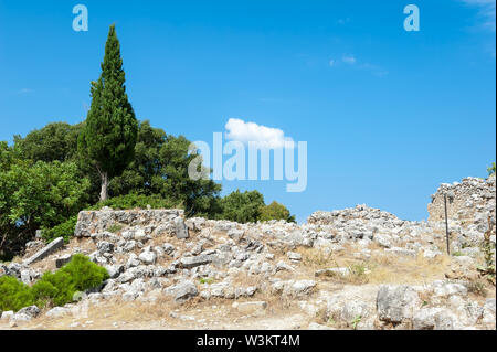 Alten Gleichen in der Nähe von Sami, Kefalonia, Ionische Inseln, Griechenland, Europa Stockfoto