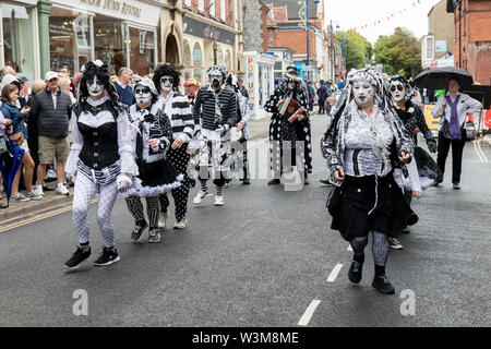 Das Töpfchen Festival in Sheringham Stockfoto