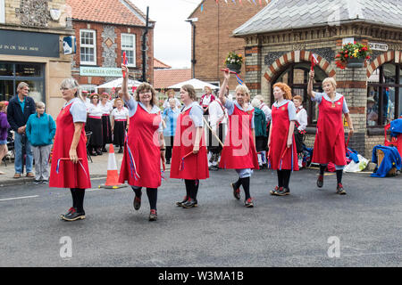 Das Töpfchen Festival in Sheringham Stockfoto