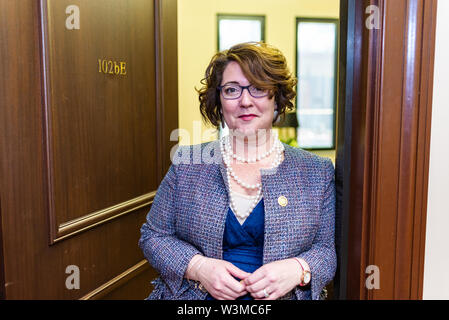 Harrisburg, PA/USA. 15. Januar 2019. Portrait der staatlichen Vertreter PA Haus Bezirk Danielle Friel Otten. Foto: Chris Baker Evens/Chris Baker Evens Fotografie. Stockfoto