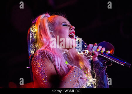 Locarno, Schweiz, 15. Juli 2019 Christina Aguilera live auf Mond und Sterne Festival © Roberto Finizio / alamy Stockfoto