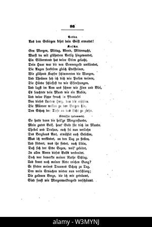 Clemens Brentano's gesammelte Schriften VI093. Stockfoto