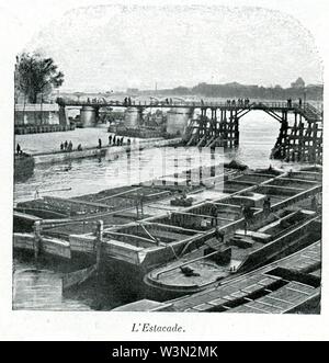 Clément Maurice Paris en plein air, BUC, 1897,007 L'Estacade. Stockfoto