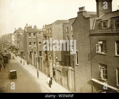 Cleveland Street Arbeit House London. Stockfoto