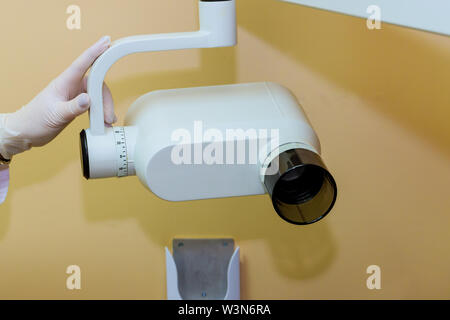 X-Ray Maschine in der Zahnarztpraxis Klinik Stockfoto