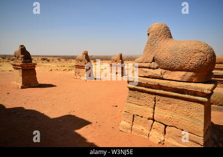 Nubischen Tempel im Sudan Stockfoto