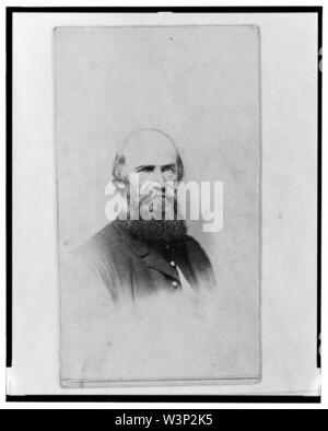 Oberst August Willich, Union Officer in der 32Nd Indiana Regiment, mit Kopf und Schultern im Porträt, nach vorne) Stockfoto