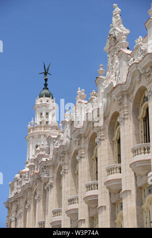 Nordamerika, Karibik, Kuba, Havanna, Paseo del Prado, dem Gran Teatro de La Habana Alicia Alonso Stockfoto