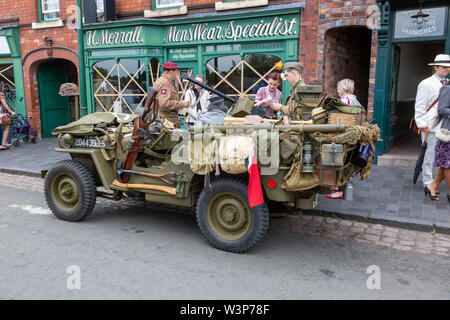 1940 Kriegszeit Wochenende Fall, Großbritannien Stockfoto