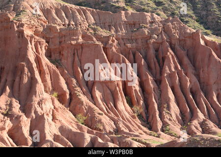 Skazka oder Märchen, Canyon Landschaft. Issyk Kol Region. Kirgisistan Stockfoto