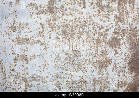 Grau, rostiges Metall Textur Hintergrund Stockfoto