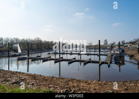 Maritime Bilder von Bremen Nord in Deutschland Stockfoto