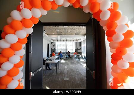 Peking, China. 7. Juni 2019. Foto auf Juni 7, 2019 zeigt die "Heimat" der Chinesischen Fahrt - hageln Plattform Didi Chuxing in Vina del Mar, Chile. Credit: Jorge Villegas/Xinhua/Alamy leben Nachrichten Stockfoto