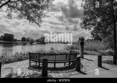 Eine Reise durch die Vergangenheit. Knoops Park in Bremen Lesum Stockfoto