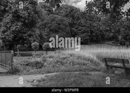 Eine Reise durch die Vergangenheit. Knoops Park in Bremen Lesum Stockfoto