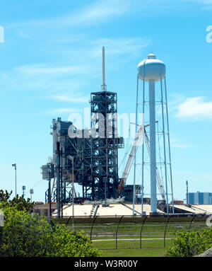 Kennedy Space Center Launch Complex 39A, derzeit von SpaceX Stockfoto