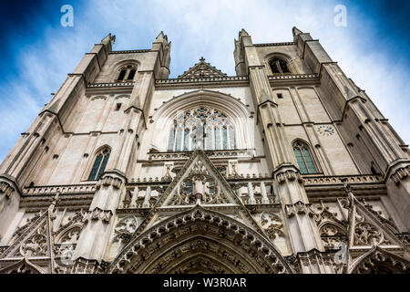 Die Kathedrale Saint-Pierre et Saint-Paul von Nantes (St. Peter und Paul Kathedrale) Loire Atlantique, Pays de la Loire, Frankreich Stockfoto