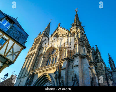 Kathedrale Saint Pierre von Vannes, Morbihan, Bretagne, Frankreich Stockfoto