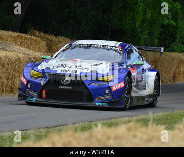 Michael Bugholz, Lexus RC-F GT3, Goodwood Festival der Geschwindigkeit, 2019, Festival der Speed, Speed Kings, Astro-rekorde des Motorsports, Juli 2019, Motorspo Stockfoto