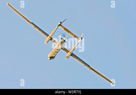 Die israelische Luftwaffe (IAF) IAI Heron TP (IAI Eitan) ein Unmanned Aerial Vehicle (UAV) durch die Malat division Israel Aerospace Industries entwickelt. Stockfoto