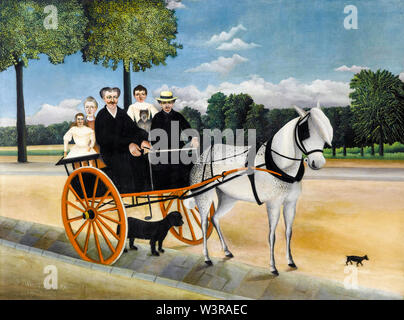 Henri Rousseau, Alte Junier von Warenkorb, Portrait Malerei, 1908 Stockfoto