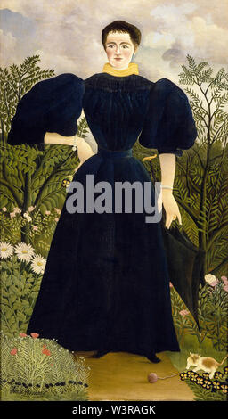 Henri Rousseau, Porträt der Madame M, Malerei, 1895-1897 Stockfoto