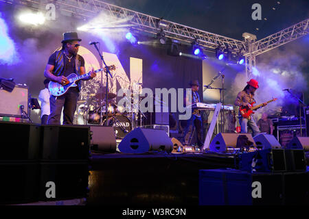 Aswad auf der Bühne 2, am 2. Tag der OnBlackheath Music Festival 2019 Stockfoto