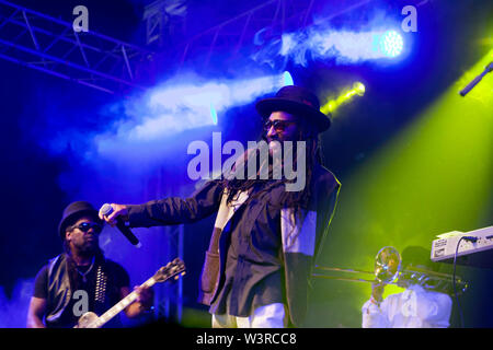 Aswad auf der Bühne 2, am 2. Tag der OnBlackheath Music Festival 2019 Stockfoto