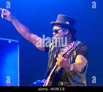 Aswad auf der Bühne 2, am 2. Tag der OnBlackheath Music Festival 2019 Stockfoto