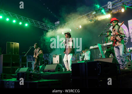 Aswad auf der Bühne 2, am 2. Tag der OnBlackheath Music Festival 2019 Stockfoto