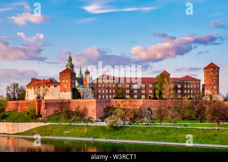 Wavel Castle, Krakau, Polen Stockfoto
