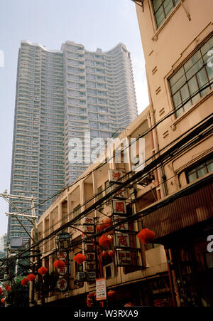 Chinatown in Manila in Luzon Manila auf den Philippinen in Südostasien im Fernen Osten. Stockfoto