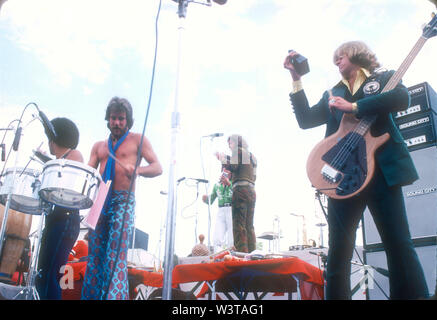 LOS ANGELES, Ca - MÄRZ 07: Chicago in Konzert ca. 1974 an verschiedenen Orten in Los Angeles, Kalifornien. Stockfoto