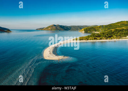Erstaunlich Bon Bon Strand auf Romblon Island, Philippinen Stockfoto