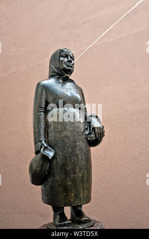 Frau Rauscher Brunnen, Frankfurt, Deutschland Stockfoto