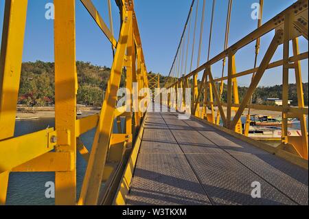 Nusa Lembongan gelben Brücke Reisen nach Indonesien Stockfoto