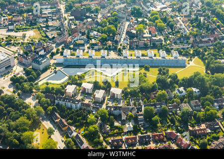 Luftbild der Wissenschaftspark Gelsenkirchen in Gelsenkirchen im Ruhrgebeit in Nordrhein-Westfalen in Deutschland, Ruhrgebiet, Europa, Antenne pho Stockfoto