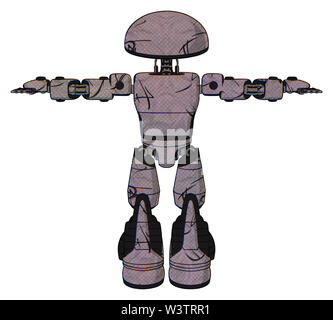 Roboter, die Elemente enthalten: Kuppel Kopf, Brust Brust exoplate exoshielding, Prototyp, Licht Bein exoshielding, stomper Fuß mod. Material: dunkel... Stockfoto